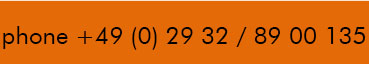 phone +49 (0) 29 32 / 89 00 135